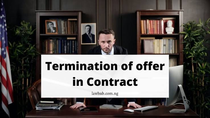 Termination of offer in contract
