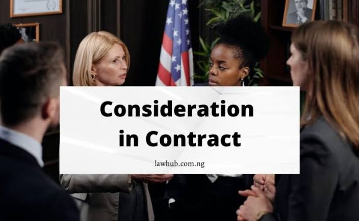 Consideration in contract