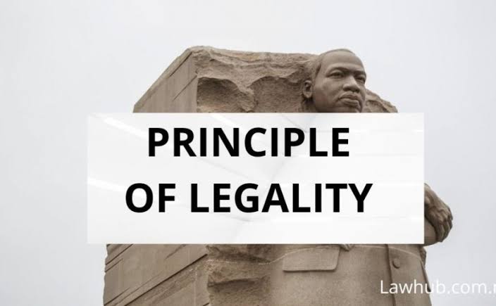 Principle of Legality (Criminal Law) NG