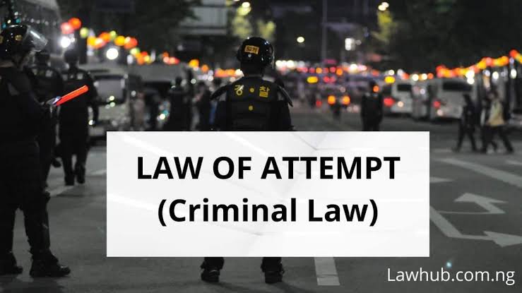 Law of Attempt (Criminal Law) NG
