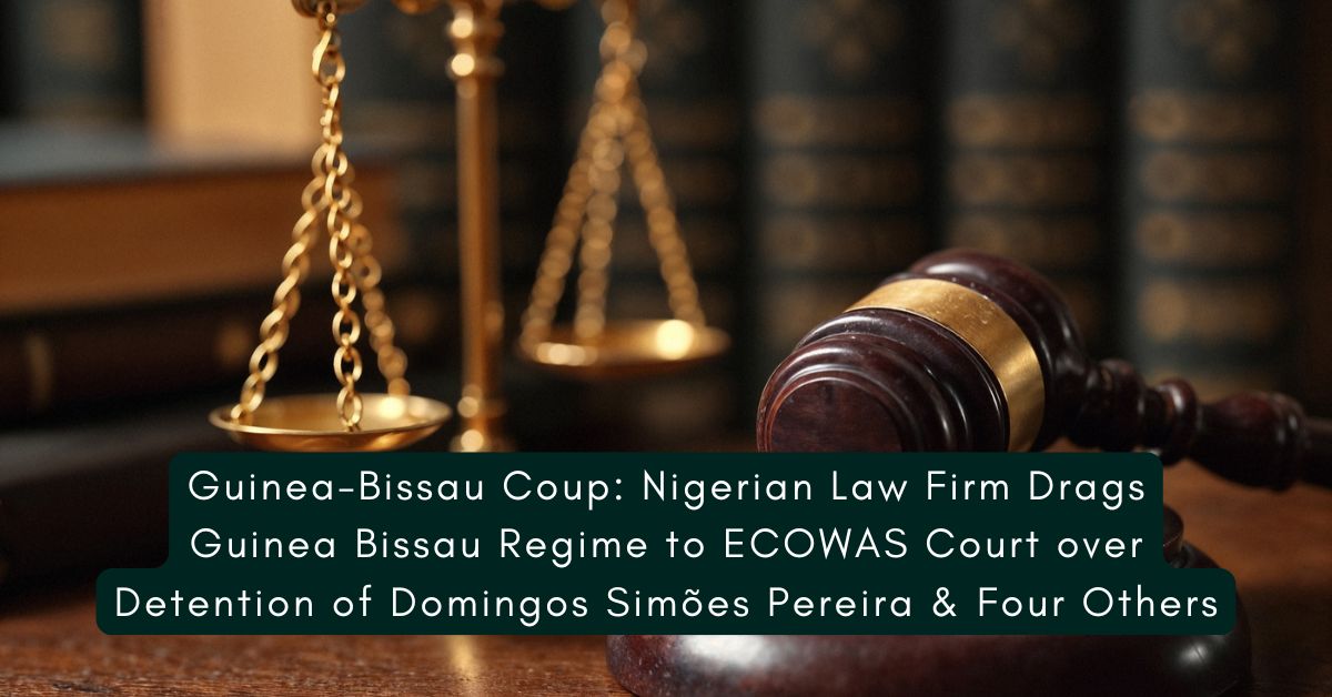 Guinea-Bissau Coup: Nigerian Law Firm Drags Guinea Bissau Regime to ECOWAS Court over Detention of Domingos Simões Pereira & Four Others